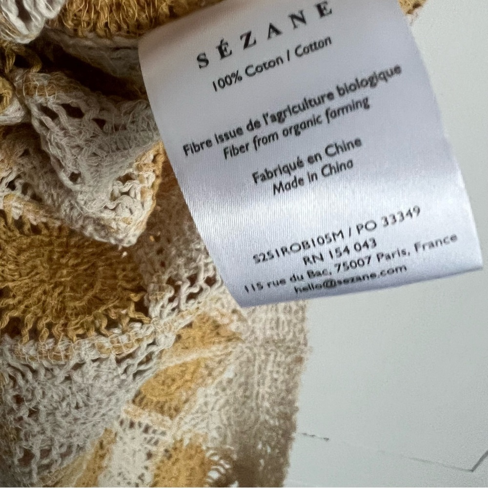 Sezane Marie Dress - Écru / Madeleine - Picture 7 of 7